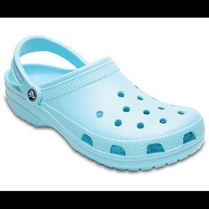 Ice Blue Crocs